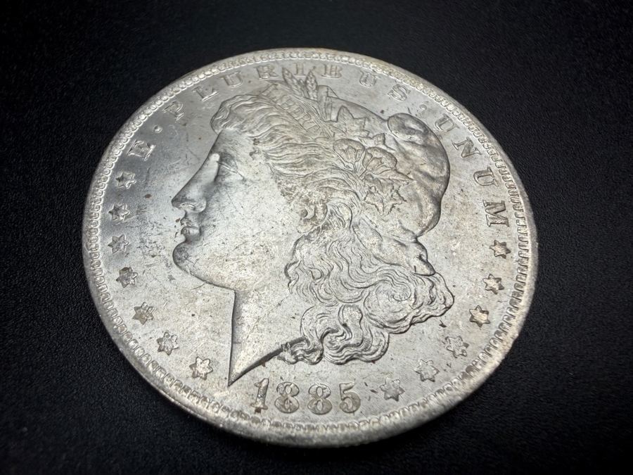 1885 O Brilliant Uncirculated Morgan Silver Dollar [Photo 2]