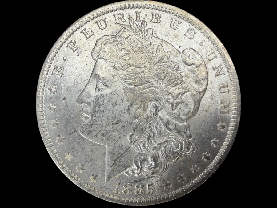 1885 O Brilliant Uncirculated Morgan Silver Dollar