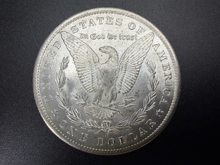 1885 O Brilliant Uncirculated Morgan Silver Dollar [Photo 3]