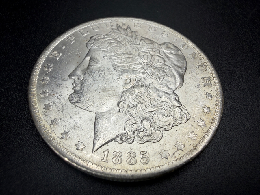 1885 O Brilliant Uncirculated Morgan Silver Dollar [Photo 2]