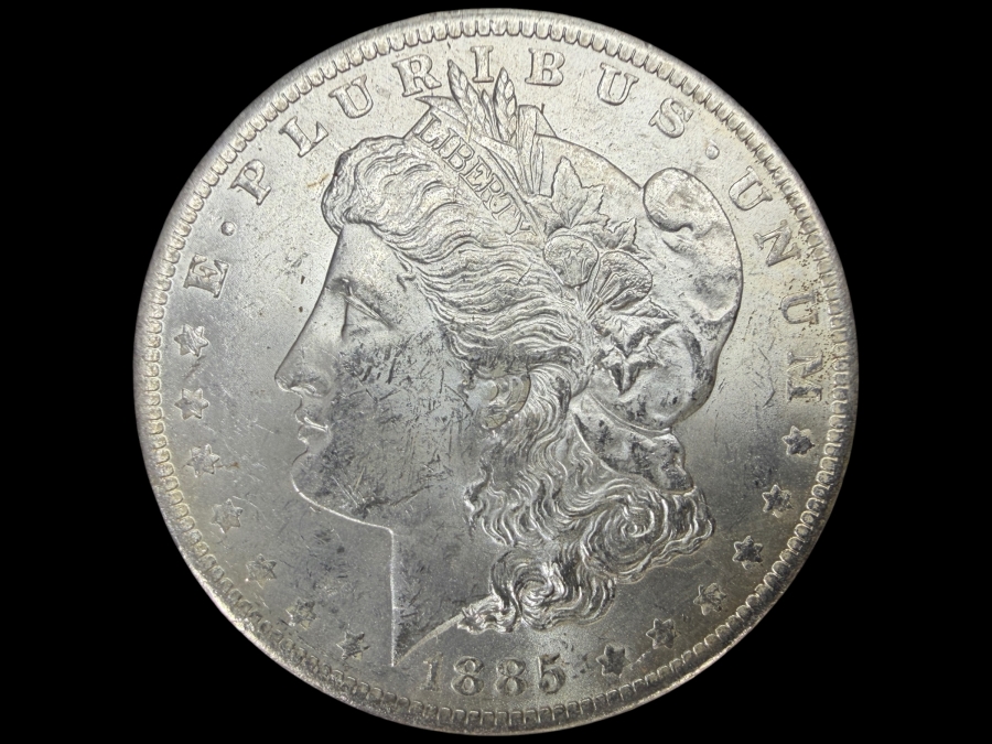 1885 O Brilliant Uncirculated Morgan Silver Dollar