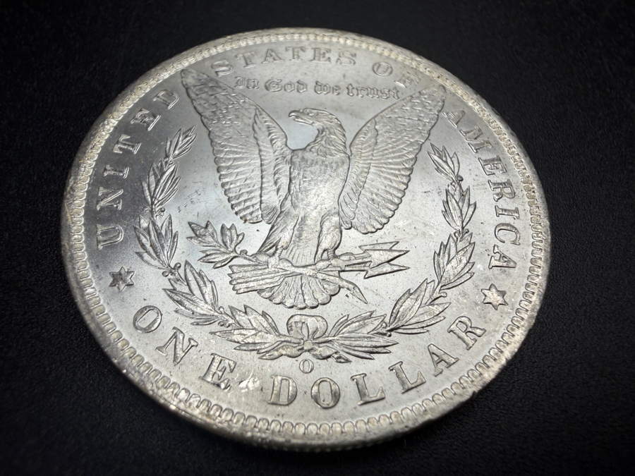 1885 O Brilliant Uncirculated Morgan Silver Dollar [Photo 4]
