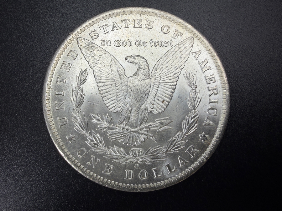 1885 O Brilliant Uncirculated Morgan Silver Dollar [Photo 3]