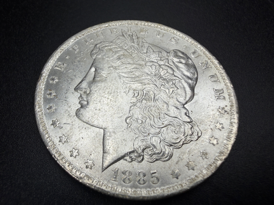 1885 O Brilliant Uncirculated Morgan Silver Dollar [Photo 2]