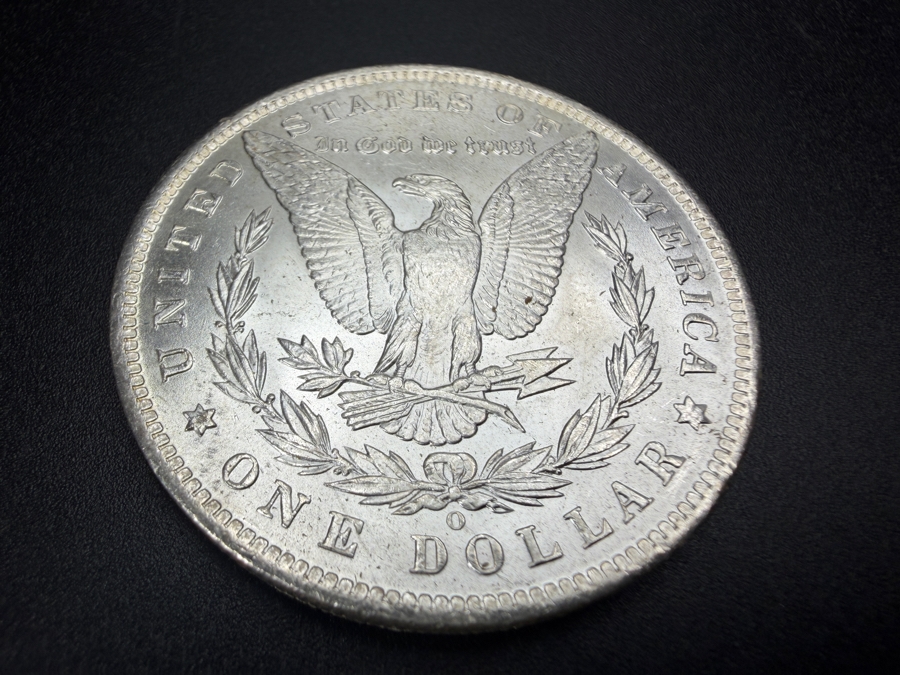 1885 O Brilliant Uncirculated Morgan Silver Dollar [Photo 4]