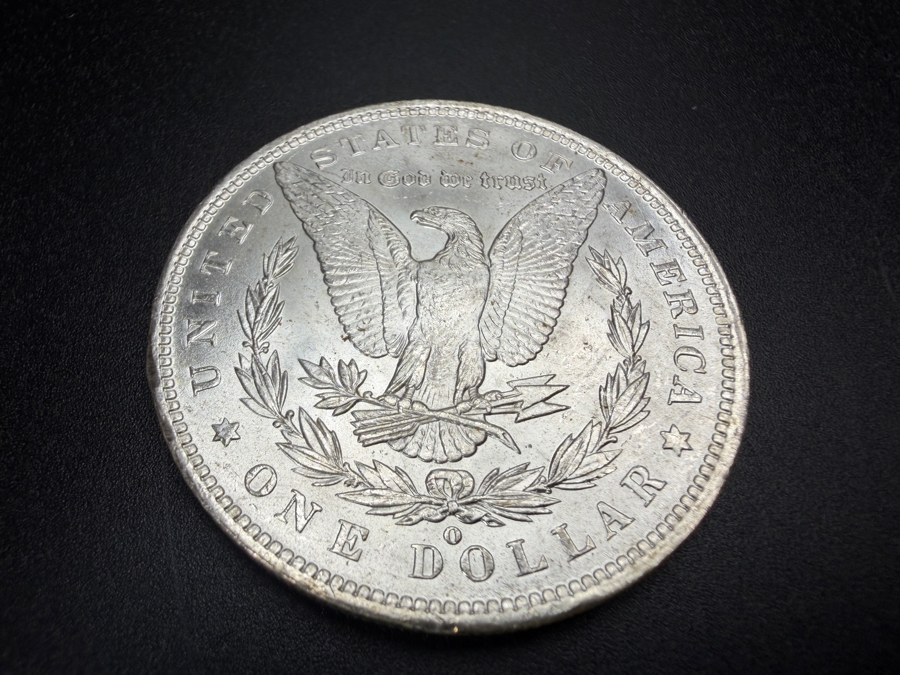 1885 O Brilliant Uncirculated Morgan Silver Dollar [Photo 4]