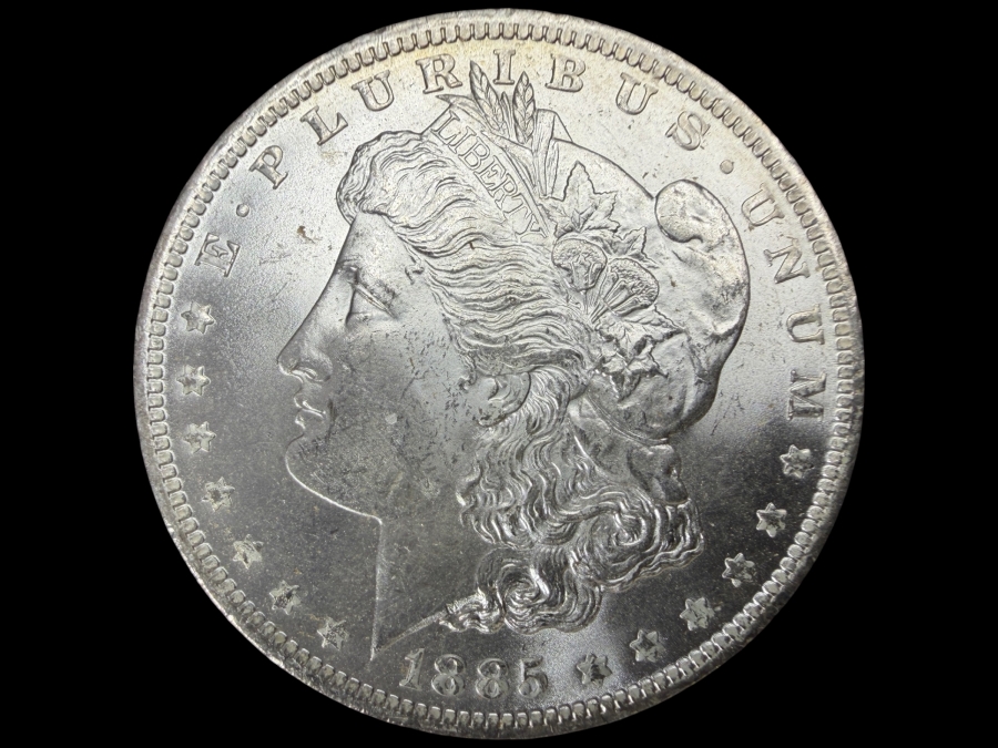 1885 O Brilliant Uncirculated Morgan Silver Dollar