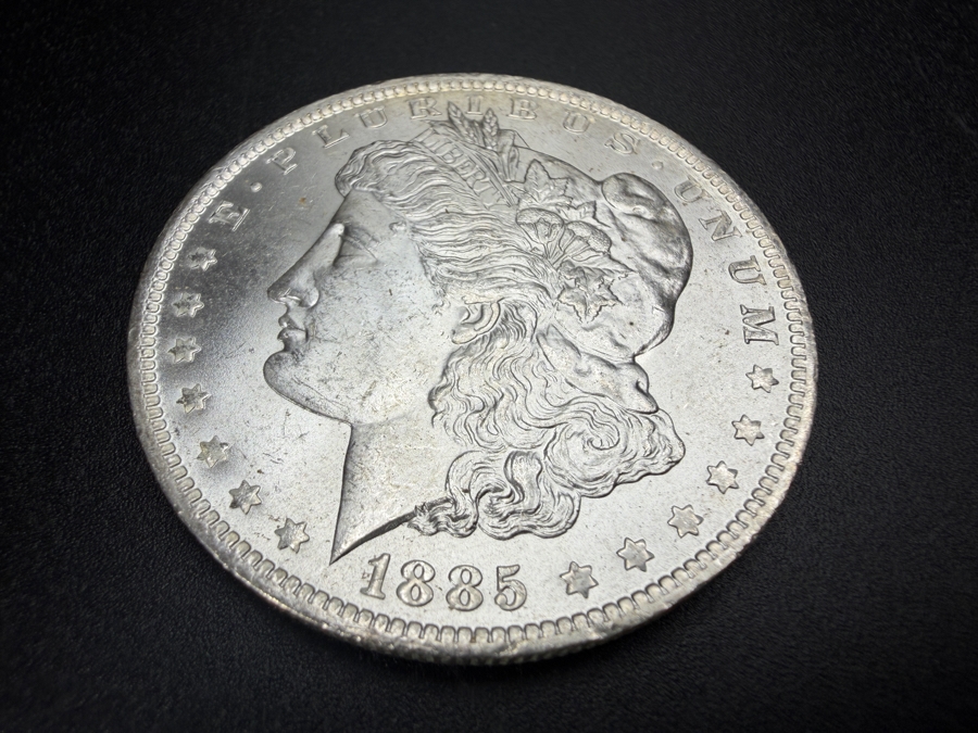 1885 O Brilliant Uncirculated Morgan Silver Dollar [Photo 2]