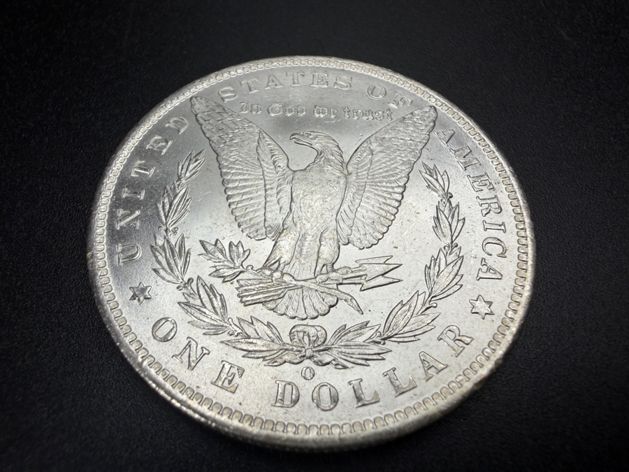1885 O Brilliant Uncirculated Morgan Silver Dollar [Photo 4]