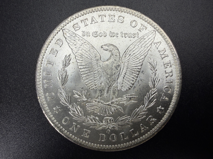 1885 O Brilliant Uncirculated Morgan Silver Dollar [Photo 3]