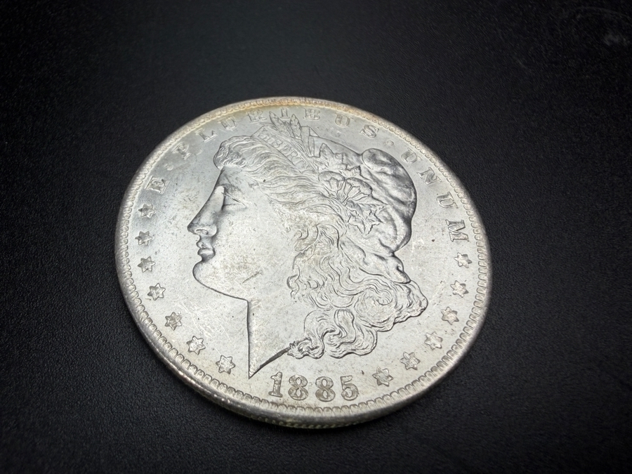 1885 O Brilliant Uncirculated Morgan Silver Dollar [Photo 2]