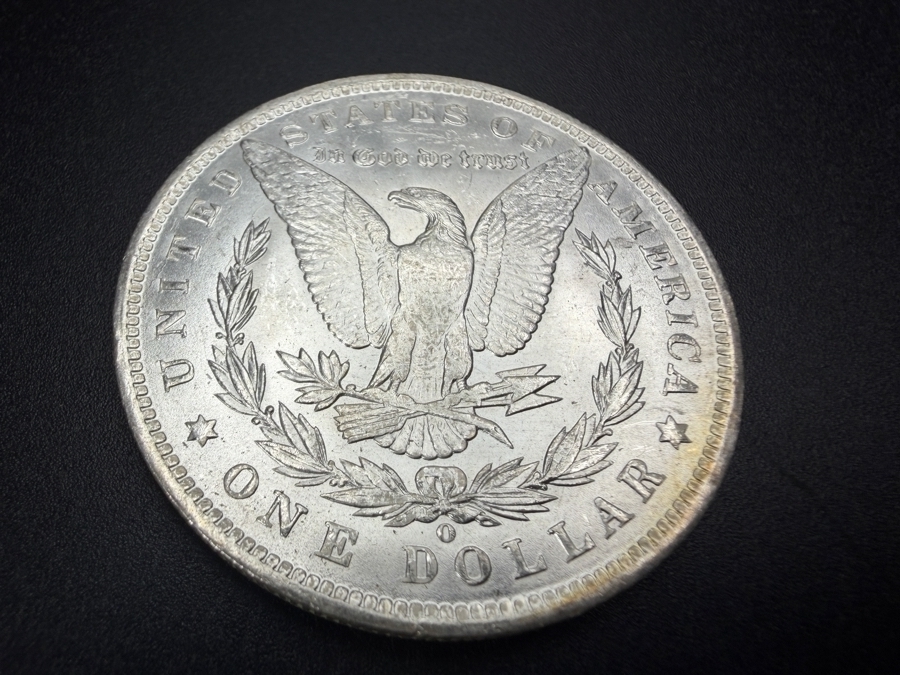 1885 O Brilliant Uncirculated Morgan Silver Dollar [Photo 4]