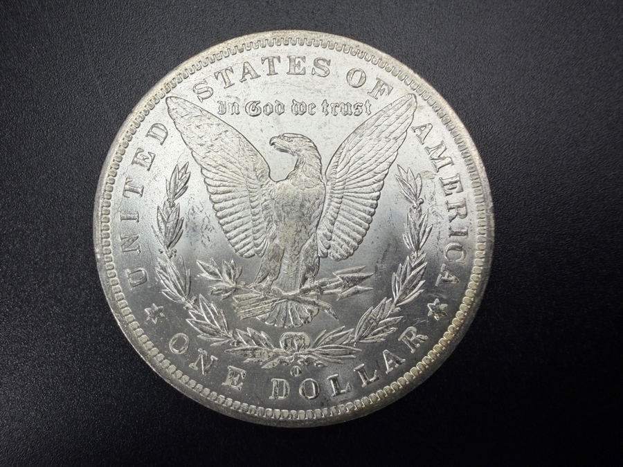 1885 O Brilliant Uncirculated Morgan Silver Dollar [Photo 3]