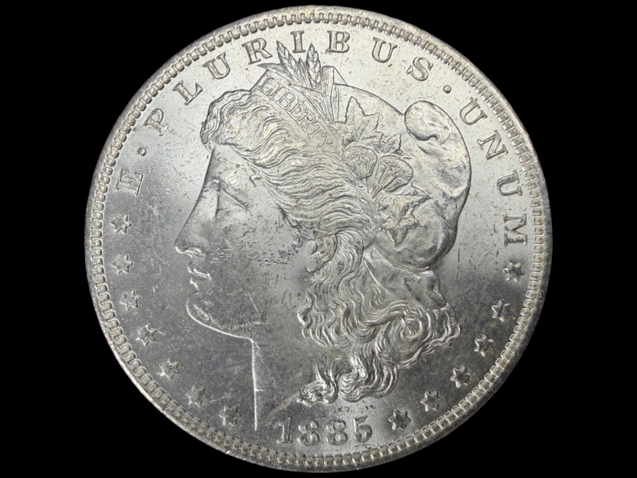 1885 O Brilliant Uncirculated Morgan Silver Dollar