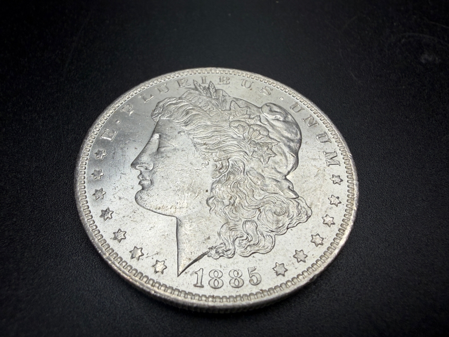 1885 O Brilliant Uncirculated Morgan Silver Dollar [Photo 2]