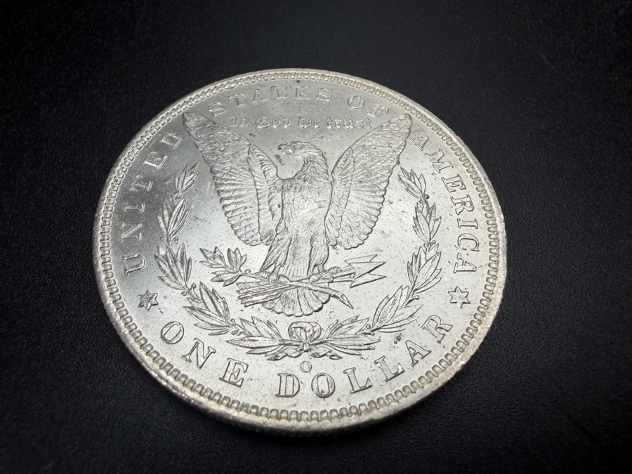 1885 O Brilliant Uncirculated Morgan Silver Dollar [Photo 4]