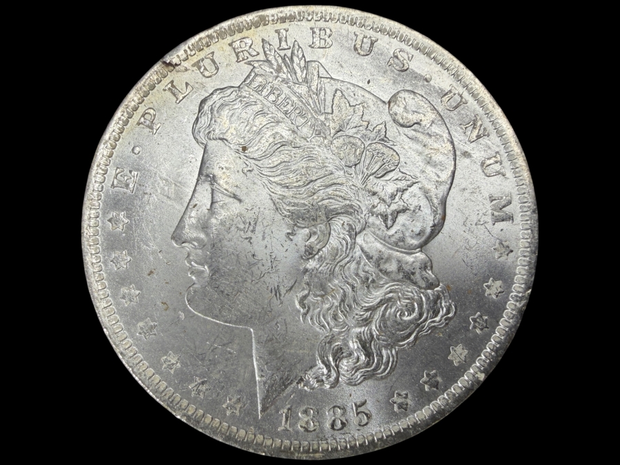 1885 O Brilliant Uncirculated Morgan Silver Dollar