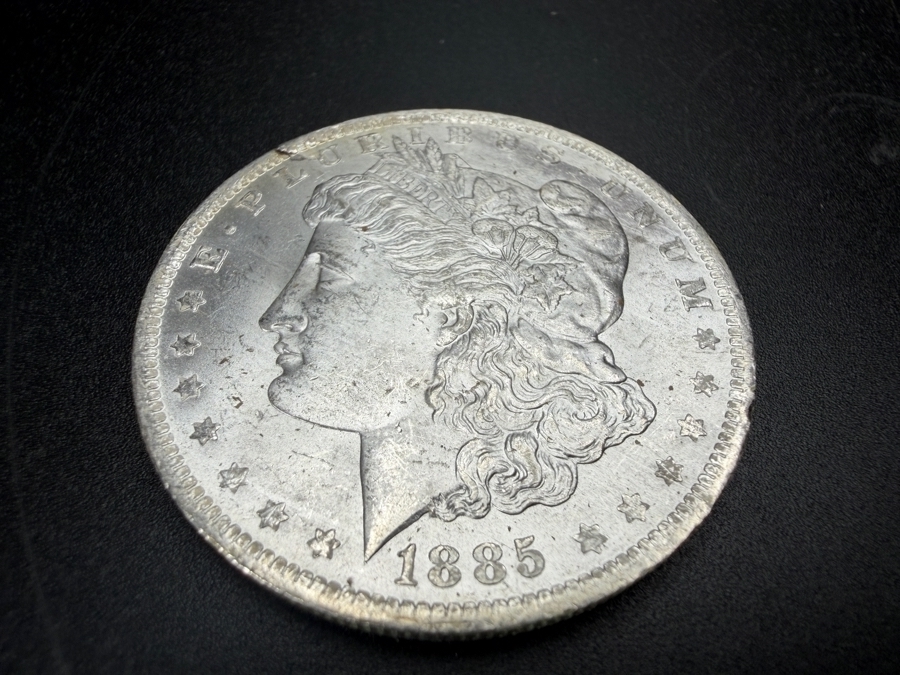 1885 O Brilliant Uncirculated Morgan Silver Dollar [Photo 2]