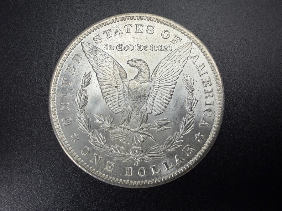 1885 O Brilliant Uncirculated Morgan Silver Dollar [Photo 3]