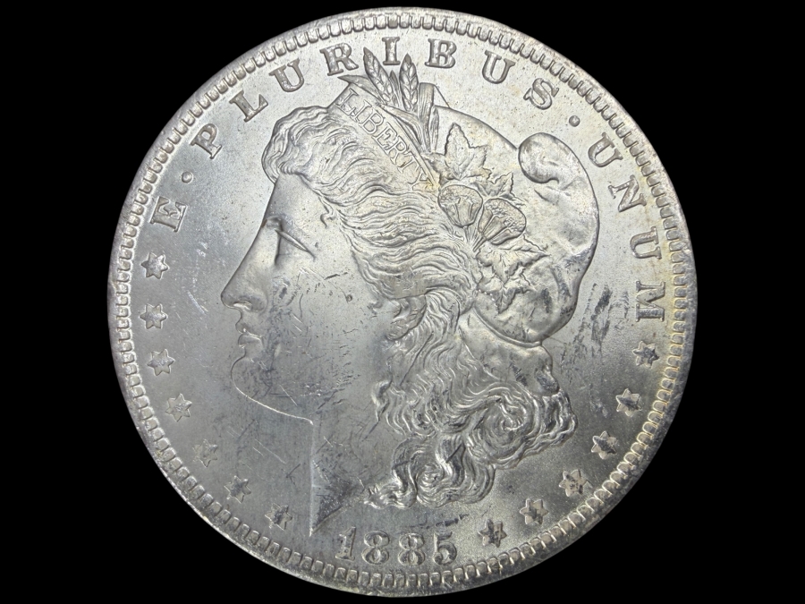 1885 O Brilliant Uncirculated Morgan Silver Dollar