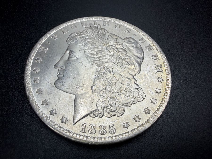 1885 O Brilliant Uncirculated Morgan Silver Dollar [Photo 2]