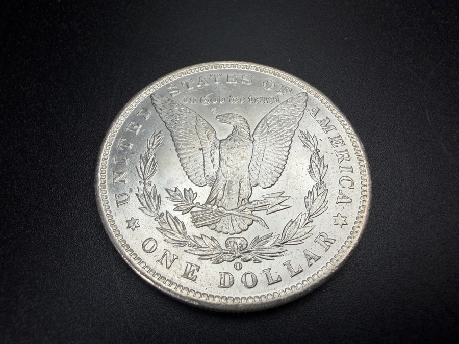 1885 O Brilliant Uncirculated Morgan Silver Dollar [Photo 4]