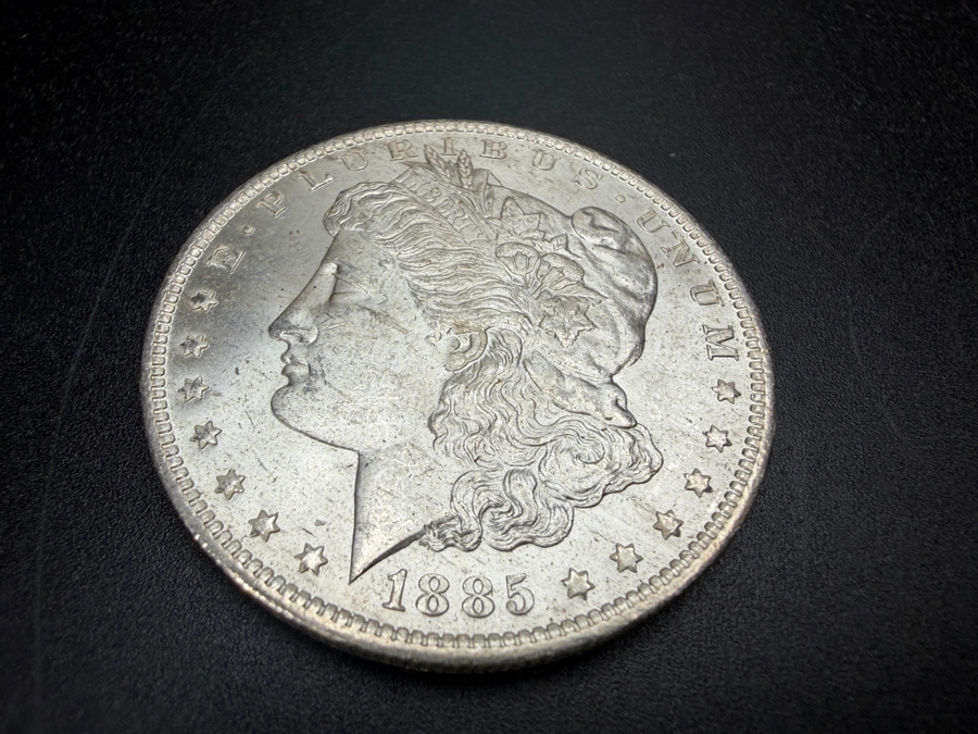 1885 O Brilliant Uncirculated Morgan Silver Dollar [Photo 2]