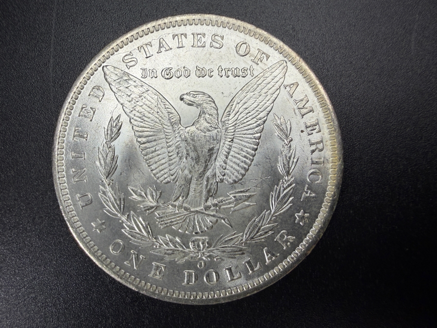 1885 O Brilliant Uncirculated Morgan Silver Dollar [Photo 3]