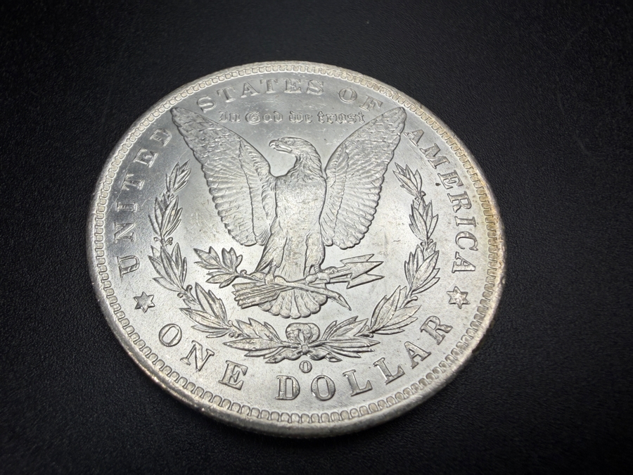 1885 O Brilliant Uncirculated Morgan Silver Dollar [Photo 4]