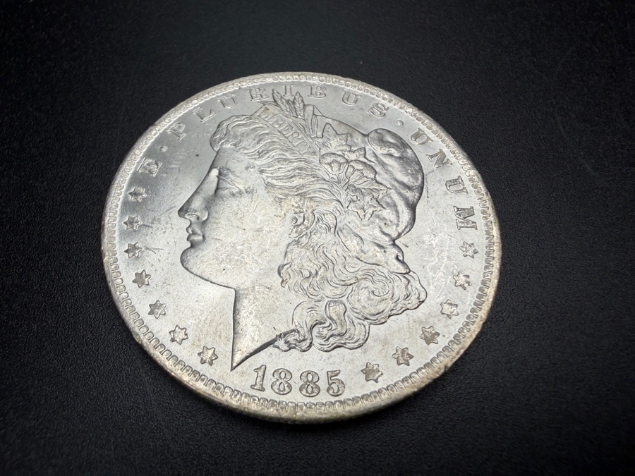 1885 O Brilliant Uncirculated Morgan Silver Dollar [Photo 2]