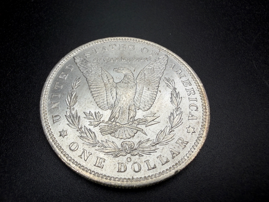 1885 O Brilliant Uncirculated Morgan Silver Dollar [Photo 4]