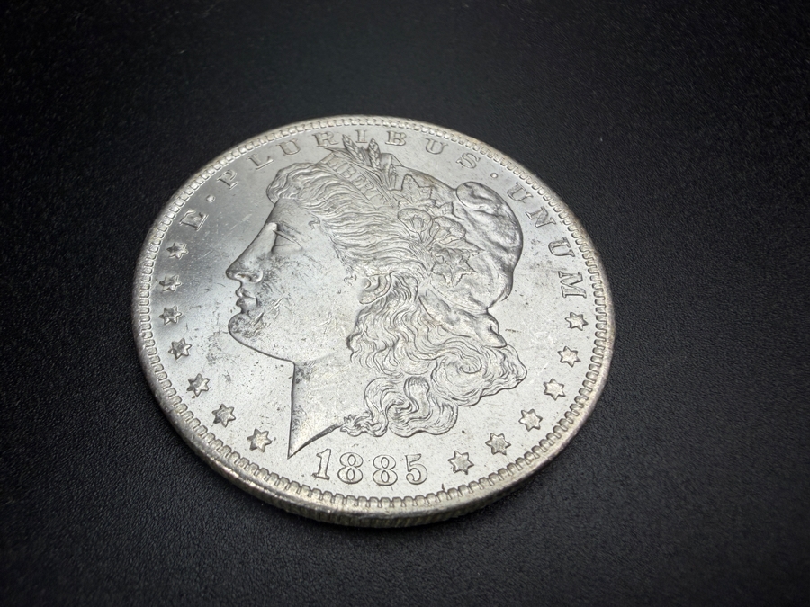 1885 O Brilliant Uncirculated Morgan Silver Dollar [Photo 2]