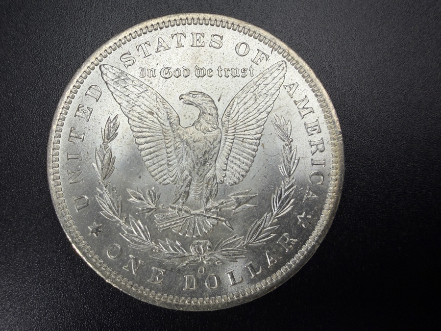 1885 O Brilliant Uncirculated Morgan Silver Dollar [Photo 3]