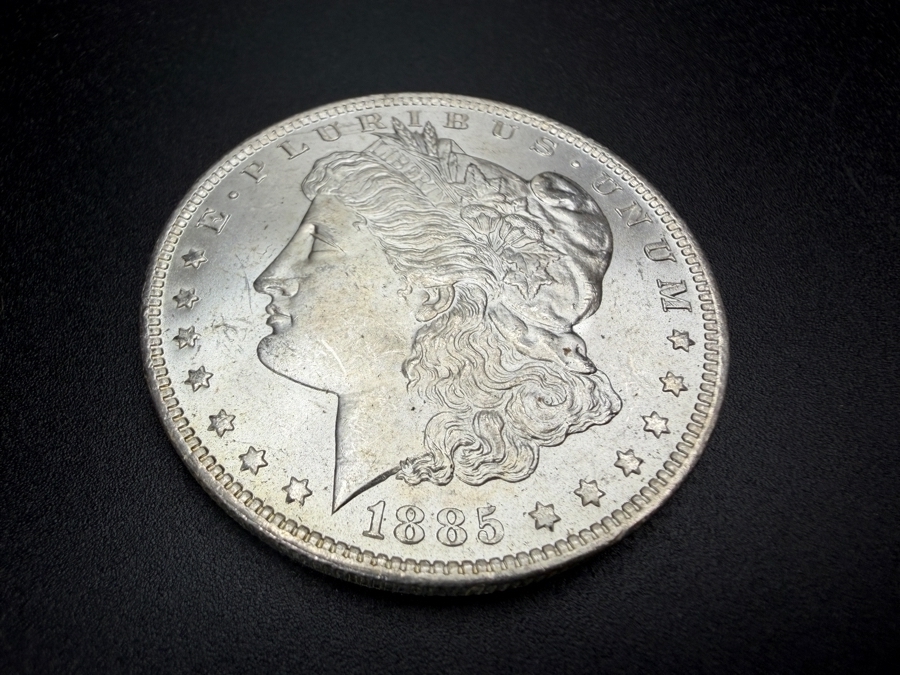 1885 O Brilliant Uncirculated Morgan Silver Dollar [Photo 2]
