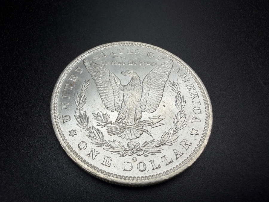 1885 O Brilliant Uncirculated Morgan Silver Dollar [Photo 4]