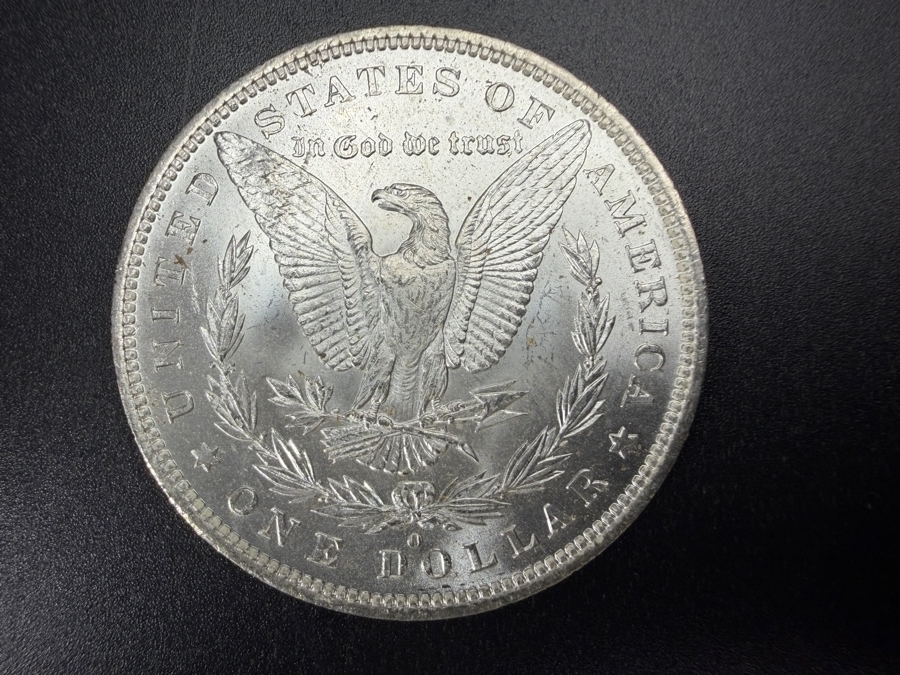 1885 O Brilliant Uncirculated Morgan Silver Dollar [Photo 3]