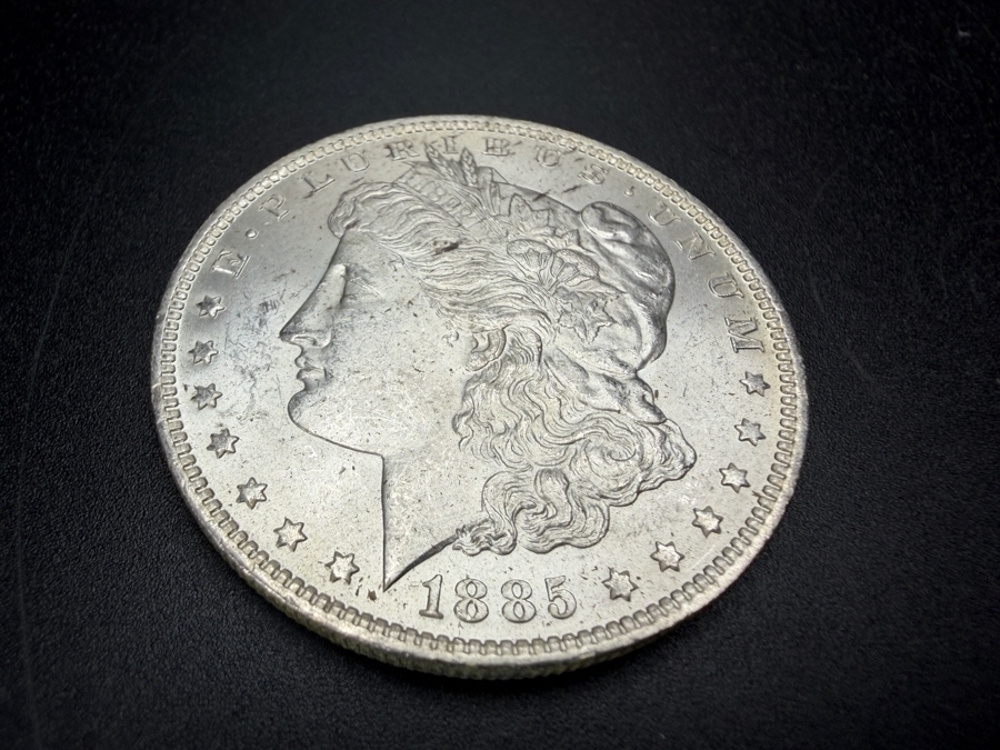 1885 O Brilliant Uncirculated Morgan Silver Dollar [Photo 2]