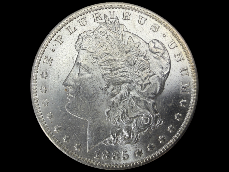 1885 O Brilliant Uncirculated Morgan Silver Dollar