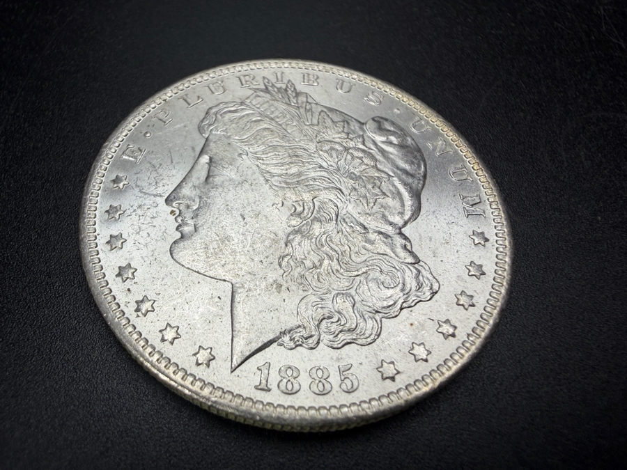 1885 O Brilliant Uncirculated Morgan Silver Dollar [Photo 2]