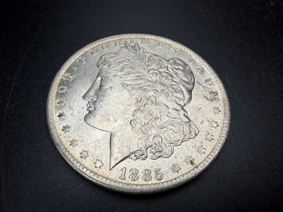1885 O Brilliant Uncirculated Morgan Silver Dollar [Photo 2]