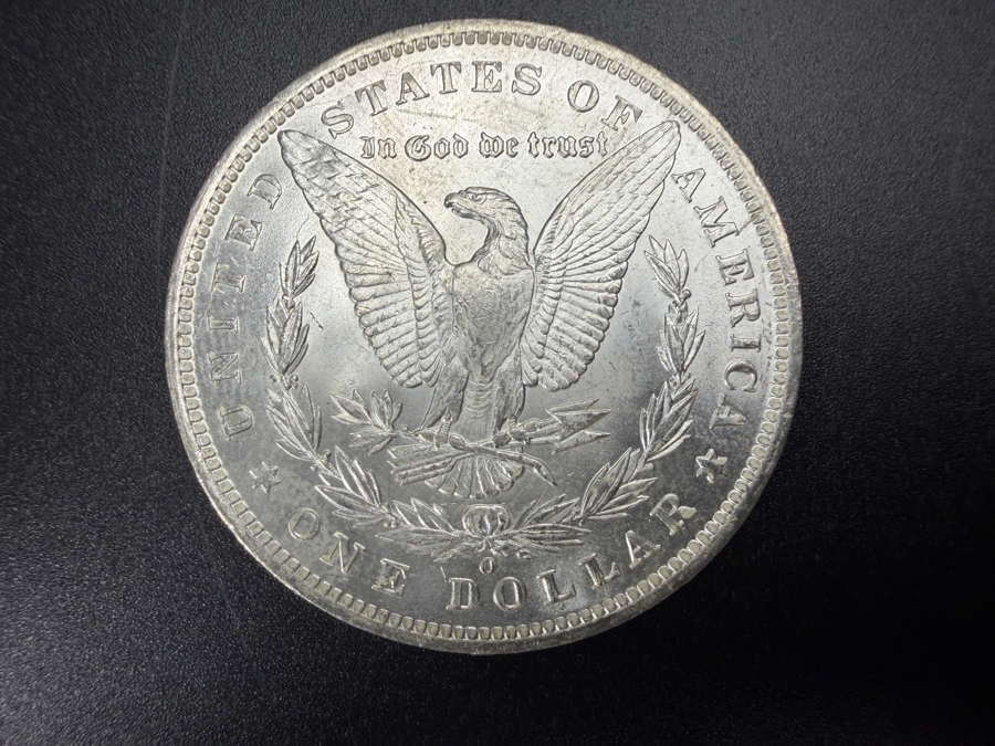 1885 O Brilliant Uncirculated Morgan Silver Dollar [Photo 3]