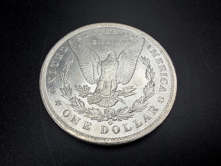 1885 O Brilliant Uncirculated Morgan Silver Dollar [Photo 4]