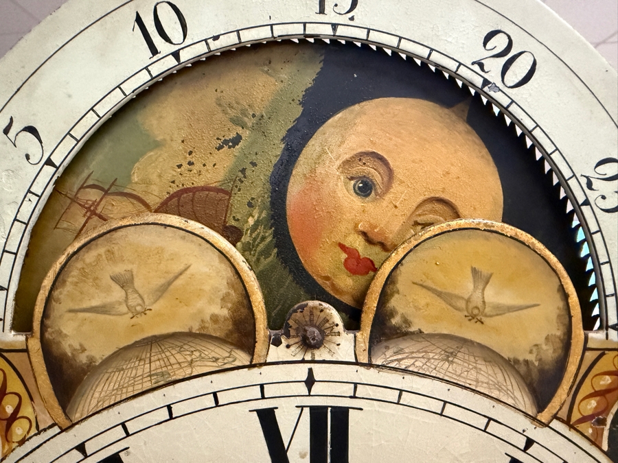 Antique Federal Tall Longcase Clock Tyte of Wells, Somerset, England 18W X 85.5H Estimate $1,500-$2,000 [Photo 4]