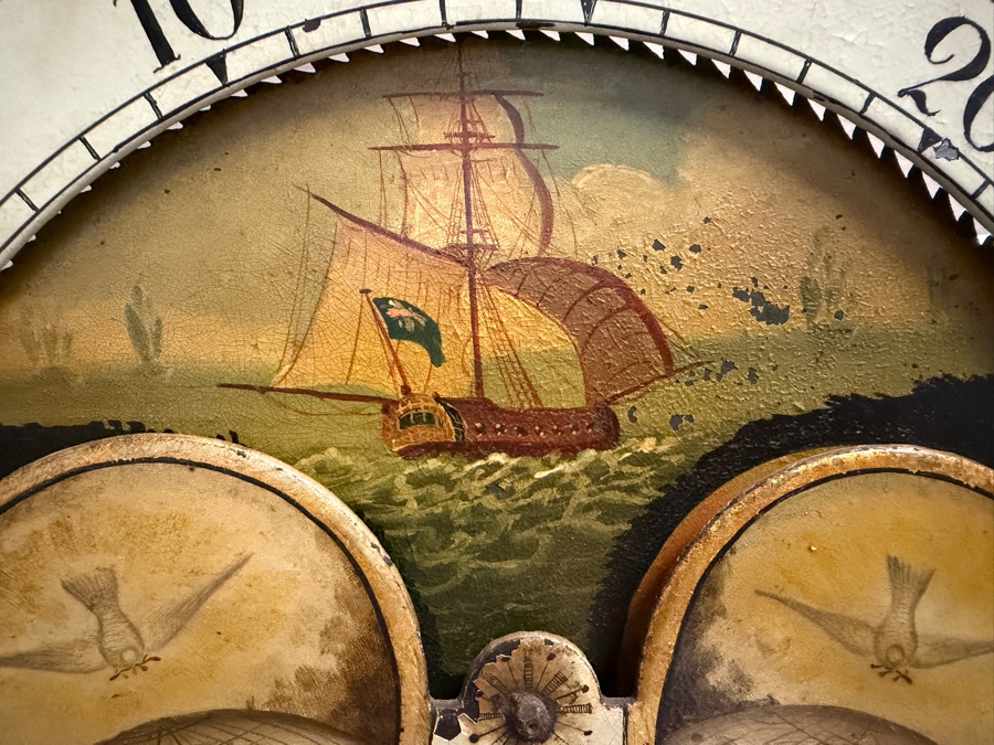 Antique Federal Tall Longcase Clock Tyte of Wells, Somerset, England 18W X 85.5H Estimate $1,500-$2,000 [Photo 5]