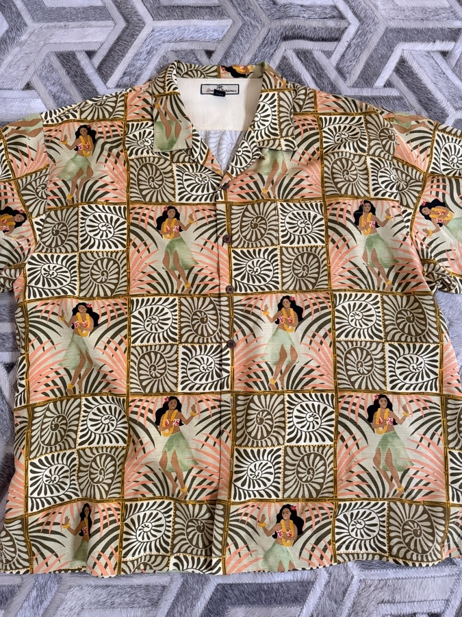Pair of Tommy Bahama 100% Silk Shirts XXL [Photo 3]