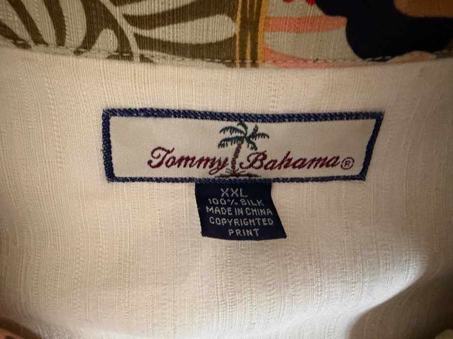 Pair of Tommy Bahama 100% Silk Shirts XXL [Photo 7]