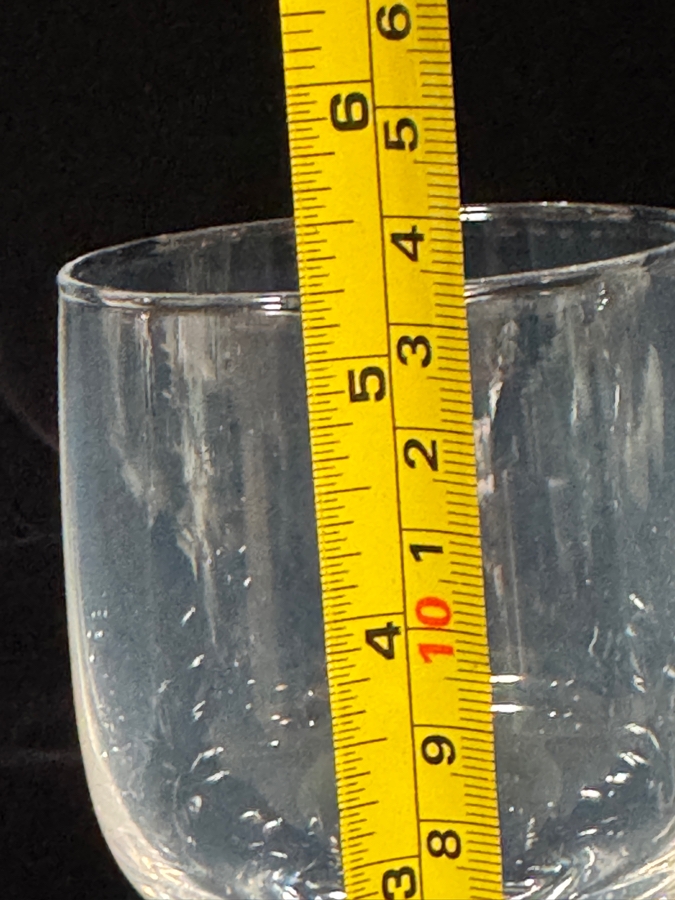 Set Of 5 Iittala Tapio Wirkkala 'Joiku' Finnish Mid-Century Modern Crystal Wine Glasses 5.25'H [Photo 5]