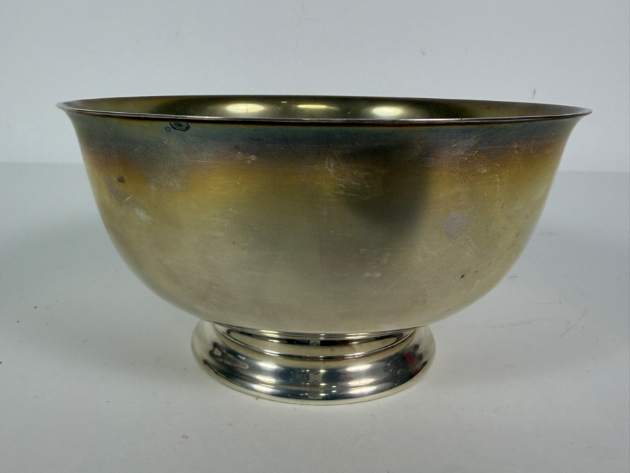 Gorham Sterling Silver Paul Revere Footed Bowl 6.5W X 3.5H 453.7 (Silver Melt Value $906) [Photo 2]