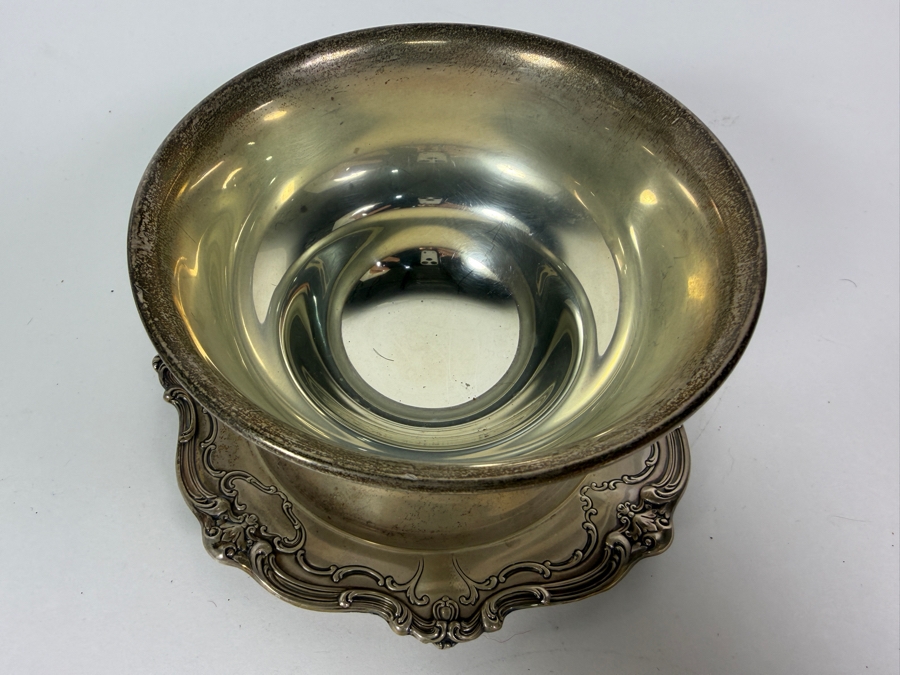 Gorham Sterling Silver Bowl with Underplate 6W X 3H 190.3g ($380 Melt Value) [Photo 4]