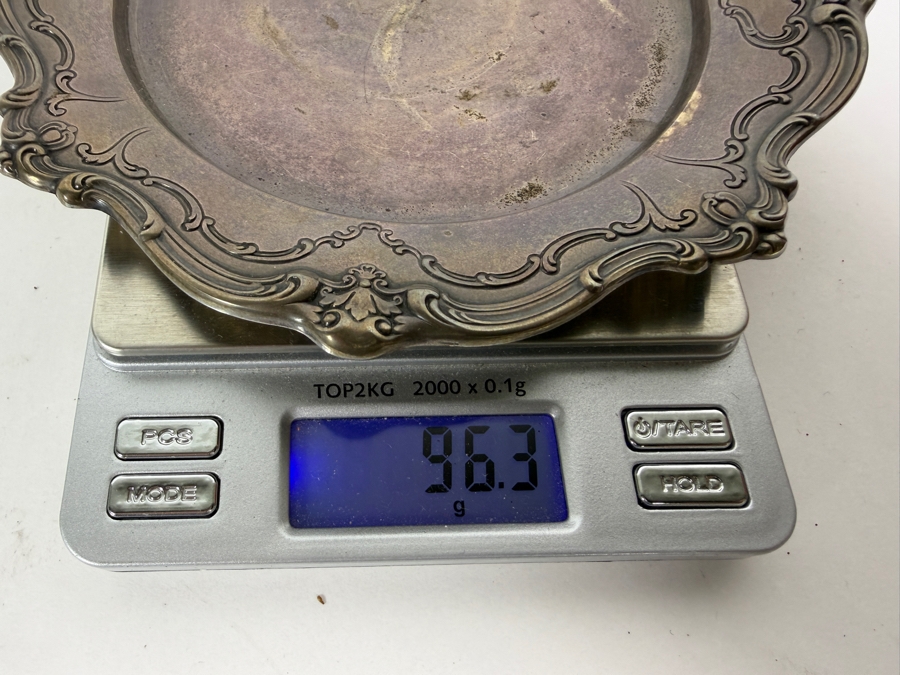Gorham Sterling Silver Plate 6.25'W 96.3g ($192 Melt Value) [Photo 4]